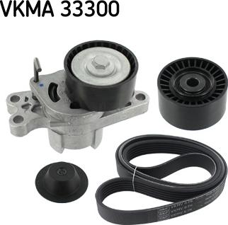 SKF VKMA 33300 - Поликлиновый ременный комплект autospares.lv