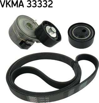 SKF VKMA 33332 - Поликлиновый ременный комплект autospares.lv