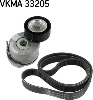 SKF VKMA 33205 - Поликлиновый ременный комплект autospares.lv