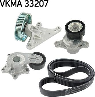 SKF VKMA 33207 - Поликлиновый ременный комплект autospares.lv