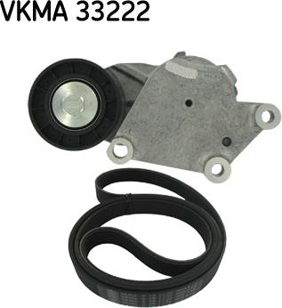 SKF VKMA 33222 - Поликлиновый ременный комплект autospares.lv