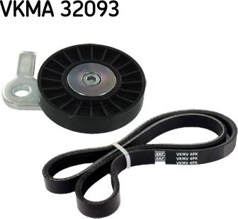 SKF VKMA 32093 - Поликлиновый ременный комплект autospares.lv