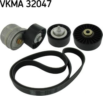 SKF VKMA 32047 - Поликлиновый ременный комплект autospares.lv