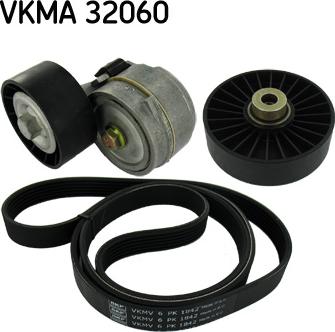 SKF VKMA 32060 - Поликлиновый ременный комплект autospares.lv