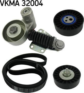 SKF VKMA 32004 - Поликлиновый ременный комплект autospares.lv