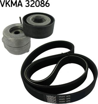 SKF VKMA 32086 - Поликлиновый ременный комплект autospares.lv