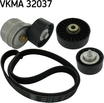 SKF VKMA 32037 - Поликлиновый ременный комплект autospares.lv