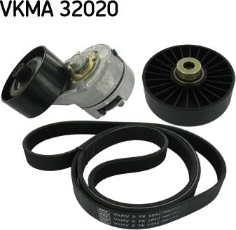 SKF VKMA 32020 - Поликлиновый ременный комплект autospares.lv