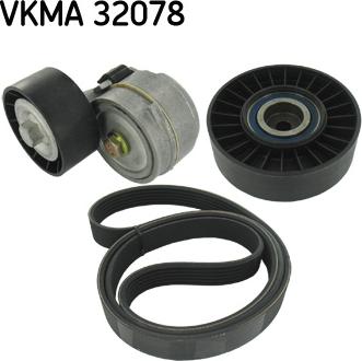 SKF VKMA 32078 - Поликлиновый ременный комплект autospares.lv