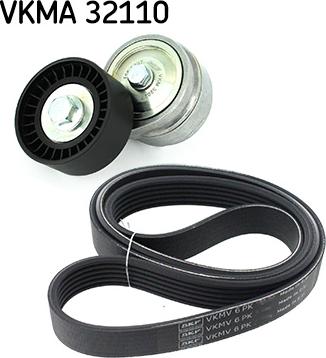 SKF VKMA 32110 - Поликлиновый ременный комплект autospares.lv