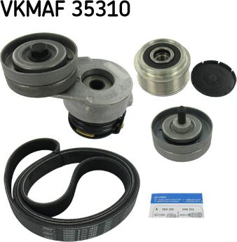 SKF VKMAF 35310 - Поликлиновый ременный комплект autospares.lv