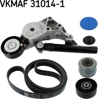 SKF VKMAF 31014-1 - Поликлиновый ременный комплект autospares.lv