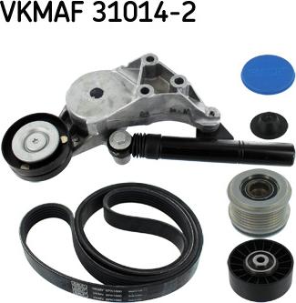 SKF VKMAF 31014-2 - Поликлиновый ременный комплект autospares.lv