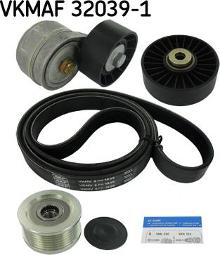 SKF VKMAF 32039-1 - Поликлиновый ременный комплект autospares.lv