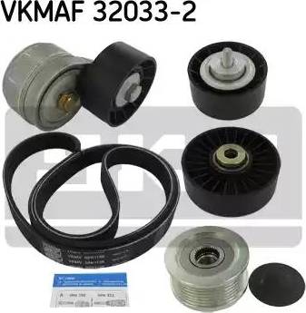 SKF VKMAF 32033-2 - Поликлиновый ременный комплект autospares.lv