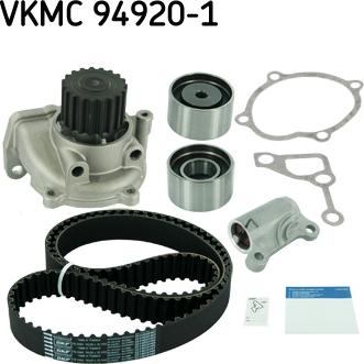 SKF VKMC 94920-1 - Водяной насос + комплект зубчатого ремня ГРМ autospares.lv