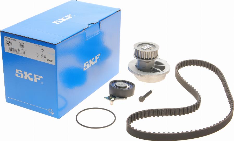 SKF VKMC 90202 - Водяной насос + комплект зубчатого ремня ГРМ autospares.lv