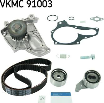 SKF VKMC 91003 - Водяной насос + комплект зубчатого ремня ГРМ autospares.lv