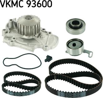 SKF VKMC 93600 - Водяной насос + комплект зубчатого ремня ГРМ autospares.lv