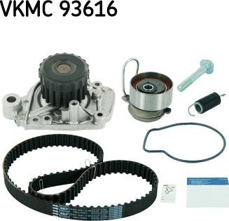 SKF VKMC 93616 - Водяной насос + комплект зубчатого ремня ГРМ autospares.lv