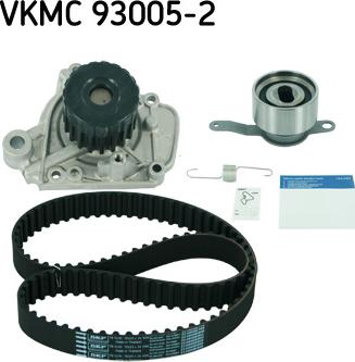 SKF VKMC 93005-2 - Водяной насос + комплект зубчатого ремня ГРМ autospares.lv