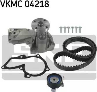 SKF VKMC 04218 - Водяной насос + комплект зубчатого ремня ГРМ autospares.lv