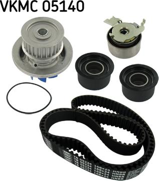 SKF VKMC 05140 - Водяной насос + комплект зубчатого ремня ГРМ autospares.lv