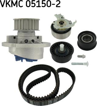 SKF VKMC 05150-2 - Водяной насос + комплект зубчатого ремня ГРМ autospares.lv