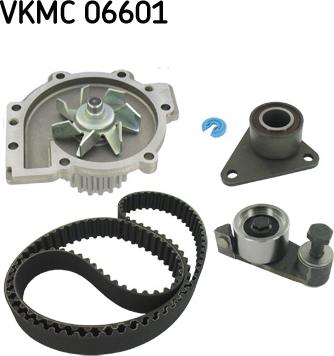 SKF VKMC 06601 - Водяной насос + комплект зубчатого ремня ГРМ autospares.lv