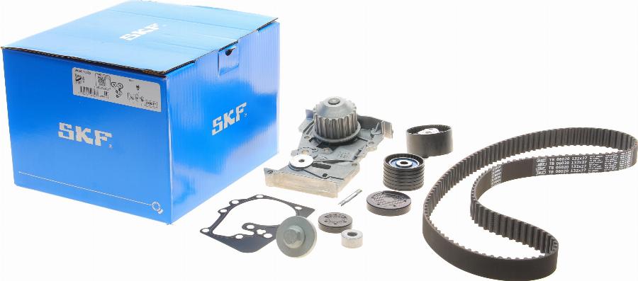 SKF VKMC 06020 - Водяной насос + комплект зубчатого ремня ГРМ autospares.lv