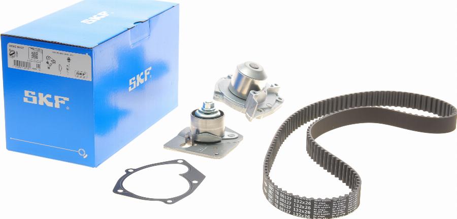 SKF VKMC 06127 - Водяной насос + комплект зубчатого ремня ГРМ autospares.lv