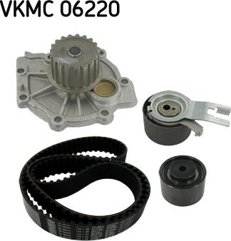 SKF VKMC 06220 - Водяной насос + комплект зубчатого ремня ГРМ autospares.lv
