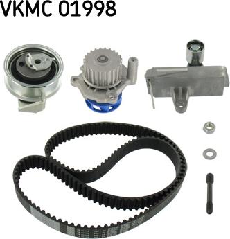 SKF VKMC 01998 - Водяной насос + комплект зубчатого ремня ГРМ autospares.lv