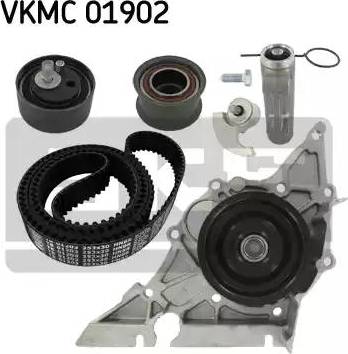 SKF VKMC 01902 - Водяной насос + комплект зубчатого ремня ГРМ autospares.lv