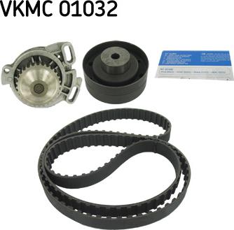 SKF VKMC 01032 - Водяной насос + комплект зубчатого ремня ГРМ autospares.lv