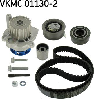 SKF VKMC 01130-2 - Водяной насос + комплект зубчатого ремня ГРМ autospares.lv