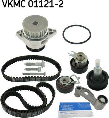 SKF VKMC 01121-2 - Водяной насос + комплект зубчатого ремня ГРМ autospares.lv