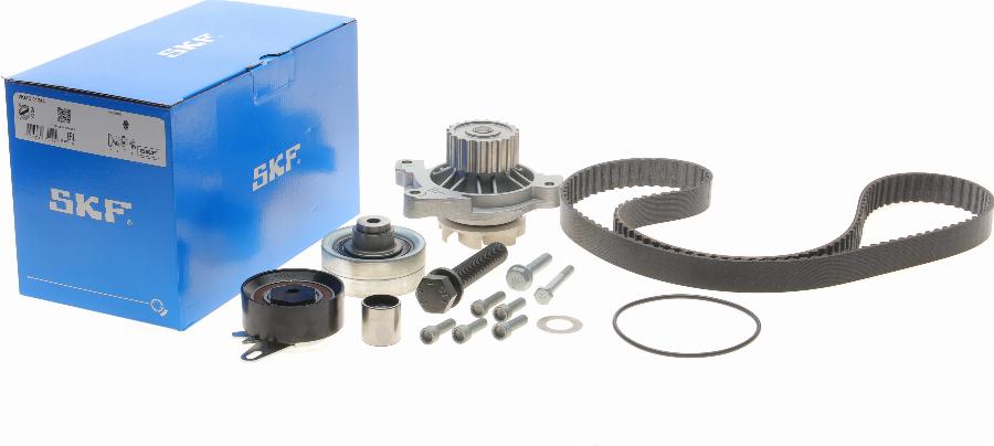 SKF VKMC 01244 - Водяной насос + комплект зубчатого ремня ГРМ autospares.lv