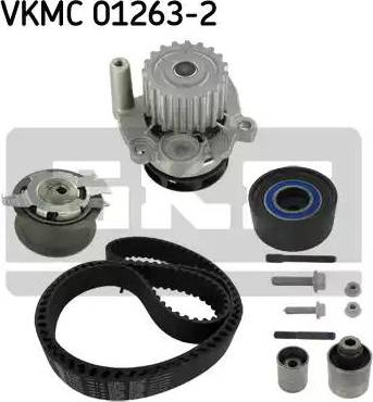 SKF VKMC 01263-2 - Водяной насос + комплект зубчатого ремня ГРМ autospares.lv