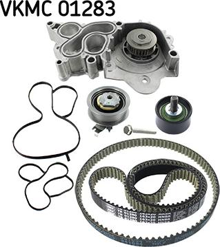 SKF VKMC 01283 - Водяной насос + комплект зубчатого ремня ГРМ autospares.lv