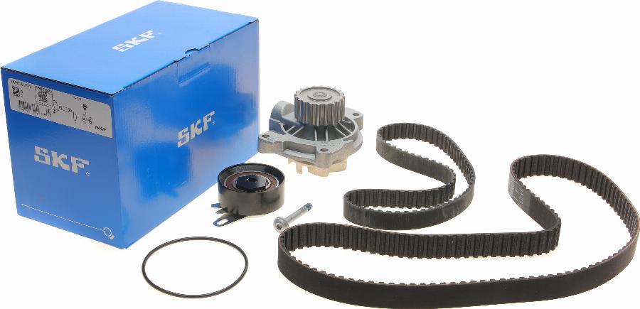 SKF VKMC 01271 - Водяной насос + комплект зубчатого ремня ГРМ autospares.lv