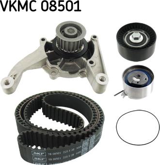 SKF VKMC 08501 - Водяной насос + комплект зубчатого ремня ГРМ autospares.lv