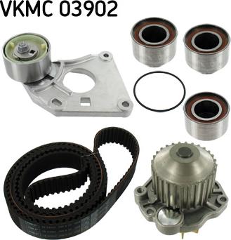 SKF VKMC 03902 - Водяной насос + комплект зубчатого ремня ГРМ autospares.lv