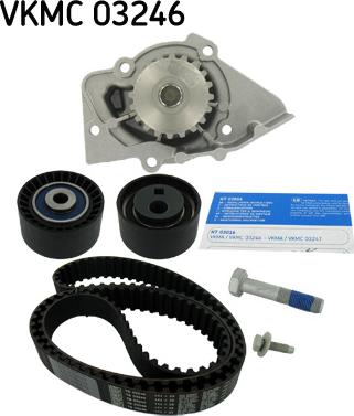 SKF VKMC 03246 - Водяной насос + комплект зубчатого ремня ГРМ autospares.lv