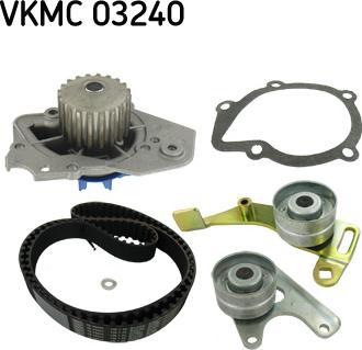 SKF VKMC 03240 - Водяной насос + комплект зубчатого ремня ГРМ autospares.lv