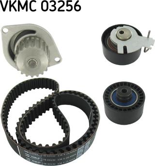 SKF VKMC 03256 - Водяной насос + комплект зубчатого ремня ГРМ autospares.lv