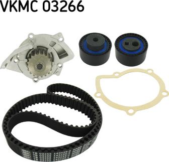 SKF VKMC 03266 - Водяной насос + комплект зубчатого ремня ГРМ autospares.lv
