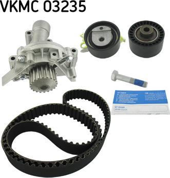 SKF VKMC 03235 - Водяной насос + комплект зубчатого ремня ГРМ autospares.lv