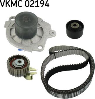 SKF VKMC 02194 - Водяной насос + комплект зубчатого ремня ГРМ autospares.lv