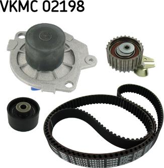 SKF VKMC 02198 - Водяной насос + комплект зубчатого ремня ГРМ autospares.lv